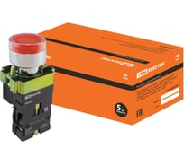 Кнопка TDM ELECTRIC BW3461 с подсветкой ( 10 шт), 1з, красный SQ0704-0055