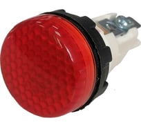 Сигнальная арматура Emas красная 22мм под лампу с резьбой Ba9S 220B, S224NK7