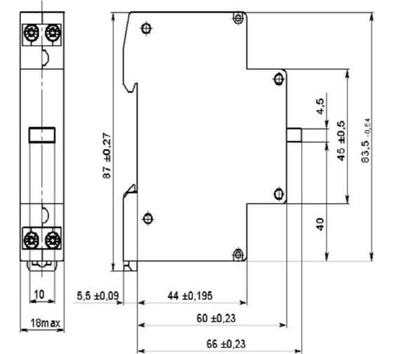 Кнопка управления модульная КЭАЗ OptiDin KM63-A-11-УХЛ3 138898