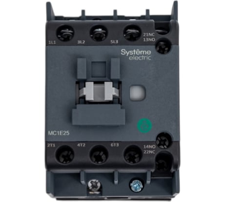 Контактор Systeme Electric MC1E 3п 25А кат. 220В/230В AC 1НО+1НЗ SE MC1E25M7