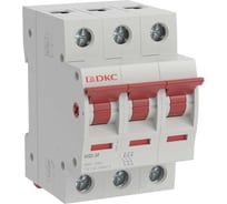 Модульный выключатель нагрузки DKC YON max типа MSD, 3 полюса, 63А 1 ШТ MSD 3P63 MSD-3P63