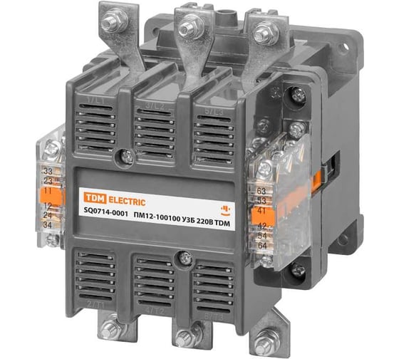Пускатель электромагнитный TDM ELECTRIC ПМ12-100100 У3Б 220В SQ0714-0001
