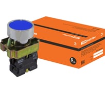 Кнопка TDM ELECTRIC BА61, без подсветки, синий, 1з SQ 0704-0041