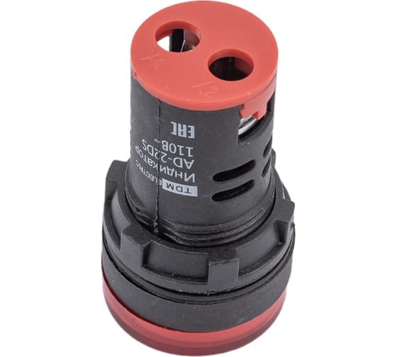 Лампа TDM, AD-22DS матрица, d22мм, красный, 110В AC/DC SQ 0702-0029