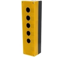 Корпус TDM КП1056, для кнопок, 5(6) мест, желтый SQ 0705-0010