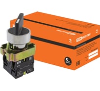 Переключатель TDM BJ25, черный, 2 положения I-0, длинная ручка, 1з+1р SQ 0703-0012