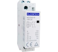 Контактор модульный ELCOMTECH 16A 2NO 230VAC (2НО 230В) 1х модуль MCON21B-16-20-230AC УТ-00026339