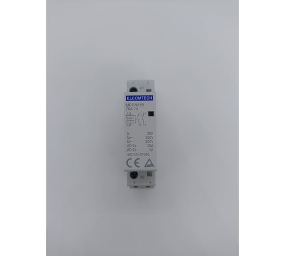 Контактор модульный ELCOMTECH MCON21B-20-20-230AC УТ-00026344