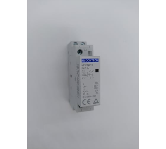 Контактор модульный ELCOMTECH MCON21B-20-20-230AC УТ-00026344