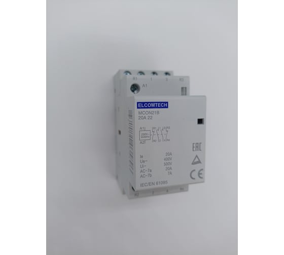 Контактор модульный ELCOMTECH MCON21B-20-22-230AC УТ-00026341
