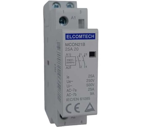 Модульный контактор ELCOMTECH MCON21B-25-20-230AC УТ-00026349