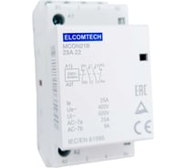Контактор модульный ELCOMTECH 25A 2NO 2NC 230VAC (2НО 2НЗ 230В) 2х модуль MCON21B-25-22-230AC УТ-00026346