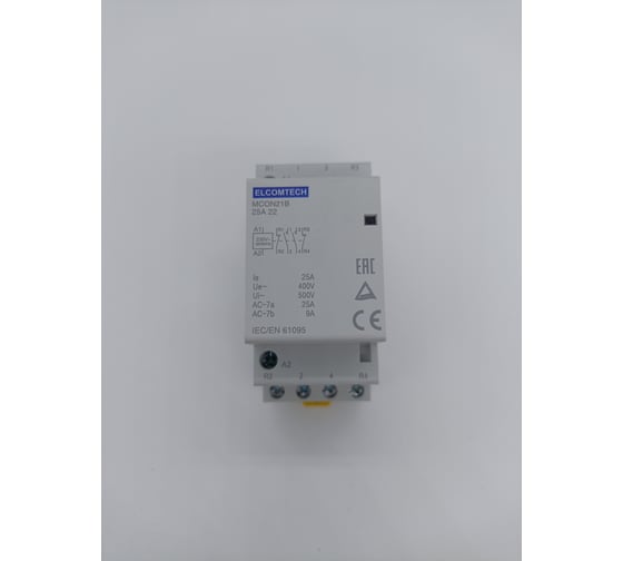 Контактор модульный ELCOMTECH MCON21B-25-22-230AC УТ-00026346