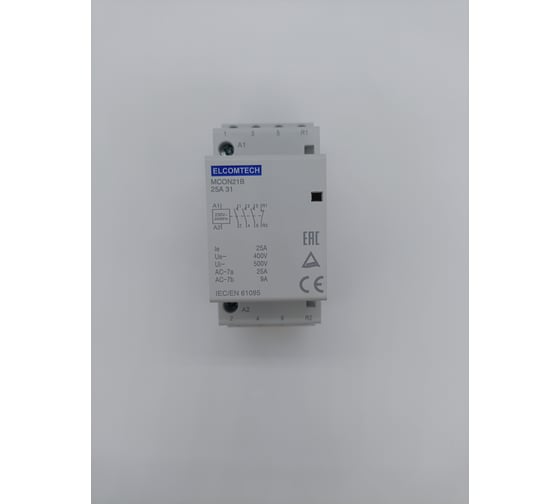 Контактор модульный ELCOMTECH MCON21B-25-31-230AC УТ-00026347 1
