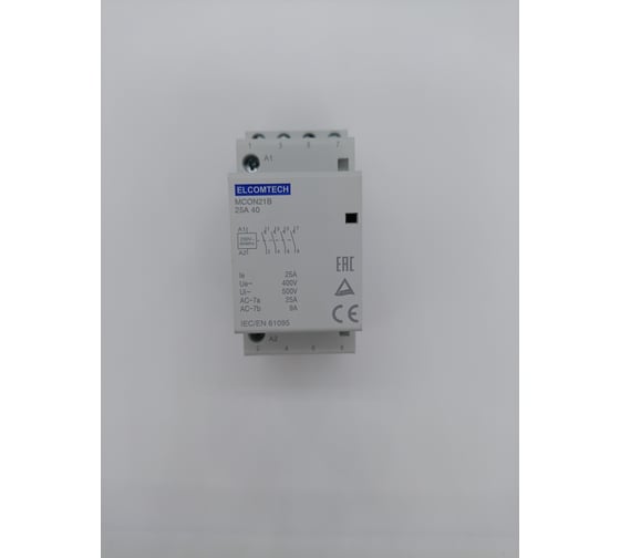 Контактор модульный ELCOMTECH MCON21B-25-40-230AC УТ-00026345