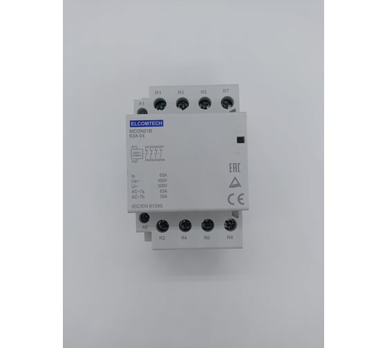 Контактор модульный ELCOMTECH MCON21B-63-04-230AC УТ-00026363