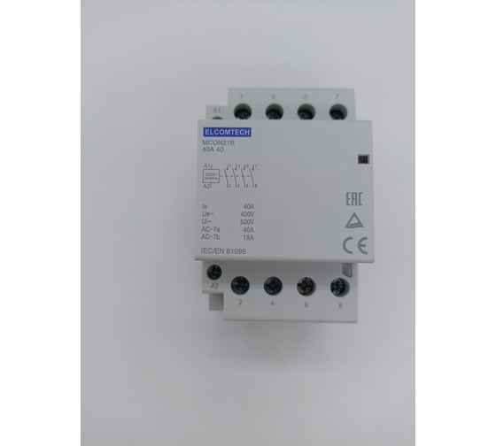 Контактор модульный ELCOMTECH MCON21B-40-40-230AC УТ-00026355