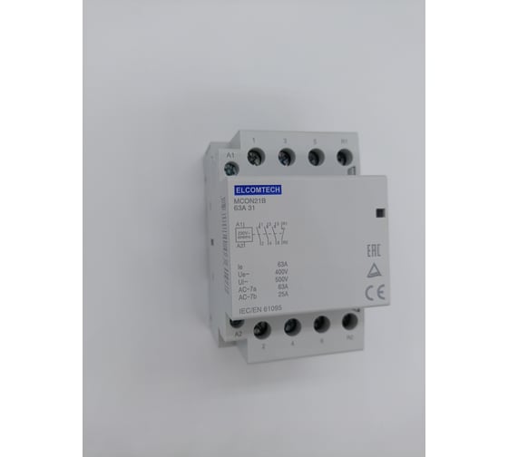 Контактор модульный ELCOMTECH MCON21B-63-31-230AC УТ-00026362