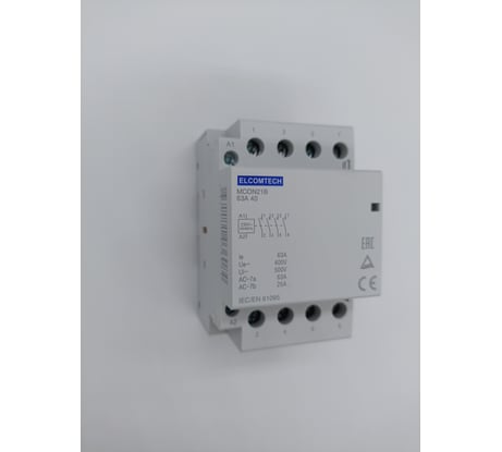 Модульный контактор ELCOMTECH MCON21B-63-40-230AC УТ-00026360
