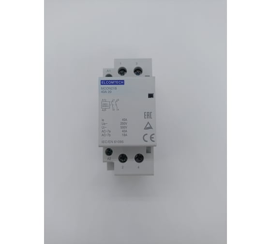Контактор модульный ELCOMTECH MCON21B-40-20-230AC УТ-00026359