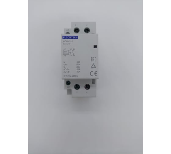 Контактор модульный ELCOMTECH MCON21B-63-20-230AC УТ-00026364