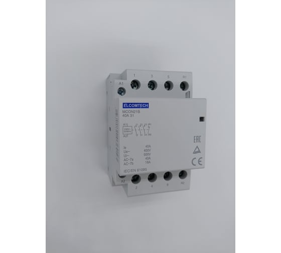 Контактор модульный ELCOMTECH MCON21B-40-31-230AC УТ-00026357