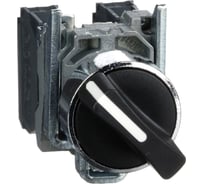Двухпозиционный переключатель с фиксатором Systeme Electric 1НО+1Н3 SchE XB4BD25