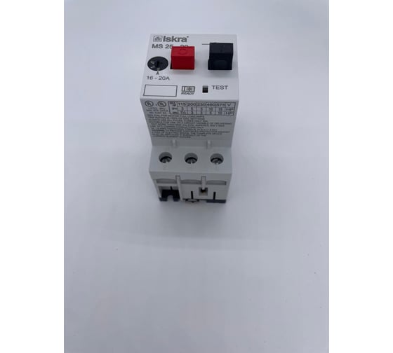 Автомат защиты двигателя iskra MS25-20 УТ-00025328