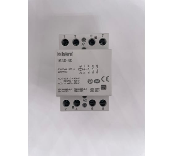 Контактор модульный iskra IK40-40/230V УТ-00022200