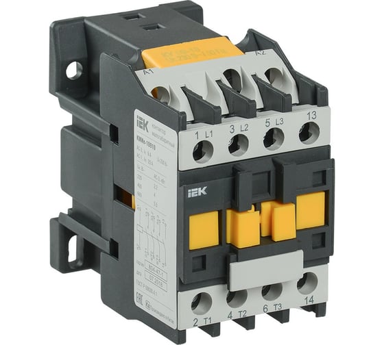 Контактор IEK КМИе-11211 12А 400В/АС3 1НЗ KKME11-012-400-01 1