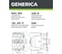 Контактор GENERICA КМИе-49512 95А 400В/АС3 1НО,1НЗ KKME41-095-400-11 5