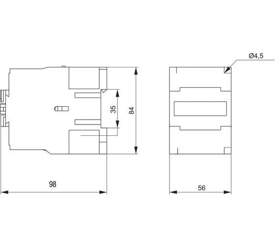 Контактор IEK КМИе-23210 32А 230В/АС3 1НО KKME21-032-230-10