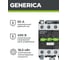 Контактор GENERICA КМИе-35012 50А 400В/АС3 1НО,1НЗ KKME31-050-400-11 4