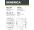 Контактор GENERICA КМИе-48012 80А 230В/АС3 1НО,1НЗ KKME41-080-230-11 5