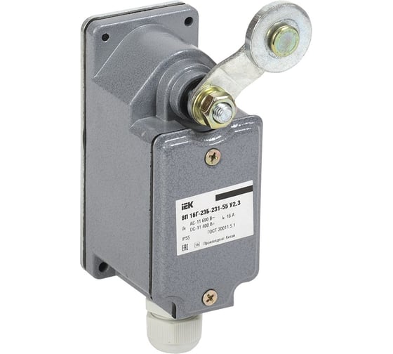 Концевой выключатель IEK ВП, 16Г-23Б-231-55, У2.3, 1з+1р, IP55, KV-1-16-1 1