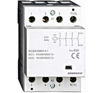 Модульный контактор Schrack Technik 40A, 4 НЗ, 230В пер.т., серия AMPARO артикул Австрия BZ326459ME