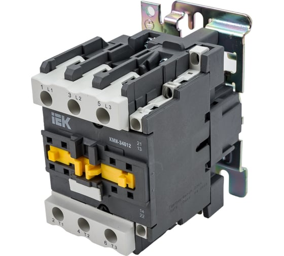 Контактор IEK КМИ-34012 40А, 110В/АС3, 1НО, 1НЗ KKM31-040-110-11