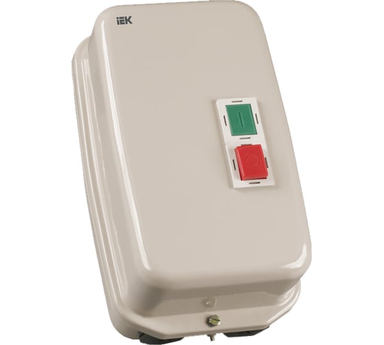 Контактор IEK КМИ34062 40А, IP54, с индикацией, Ue=400В/АС3 KKM36-040-I-380-00 1