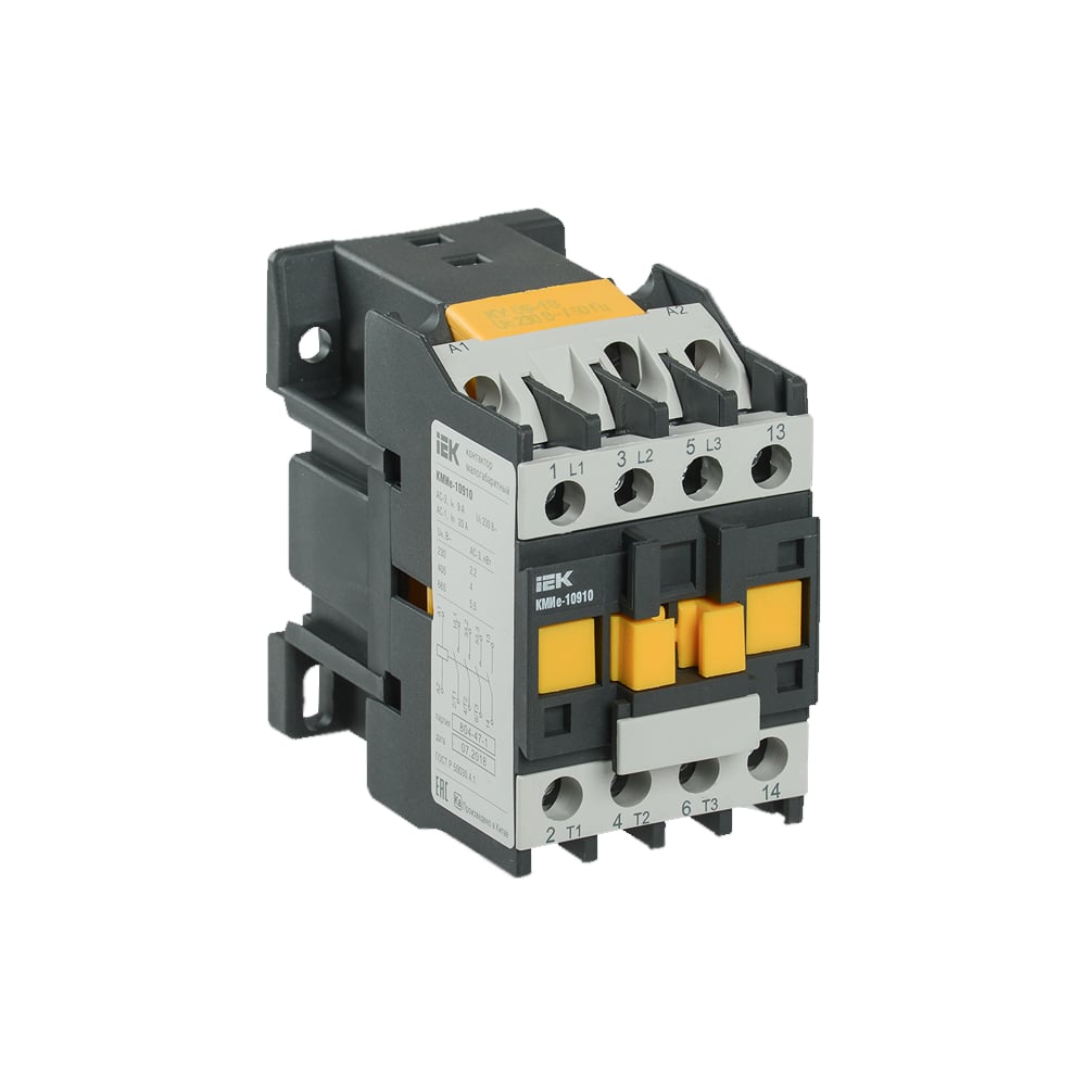 Контактор IEK КМИе-10910 9А, 230В/АС3, 1НО KKME11-009-230-10 - выгодная ...