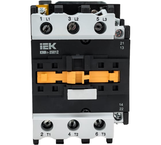 Контактор IEK КМИп-35012, 50А, 24В/АС3, 1НО, 1НЗ KMD31-050-024-11
