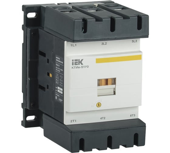 Контактор IEK КТИе-5170, 170А, 400В/АС3 KKTE50-170-400-10