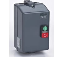 Пускатель электромагнитный Dekraft ПМ-102, 18 А, 110 В AC, 3P, IP54, пластиковый корпус 23602DEK
