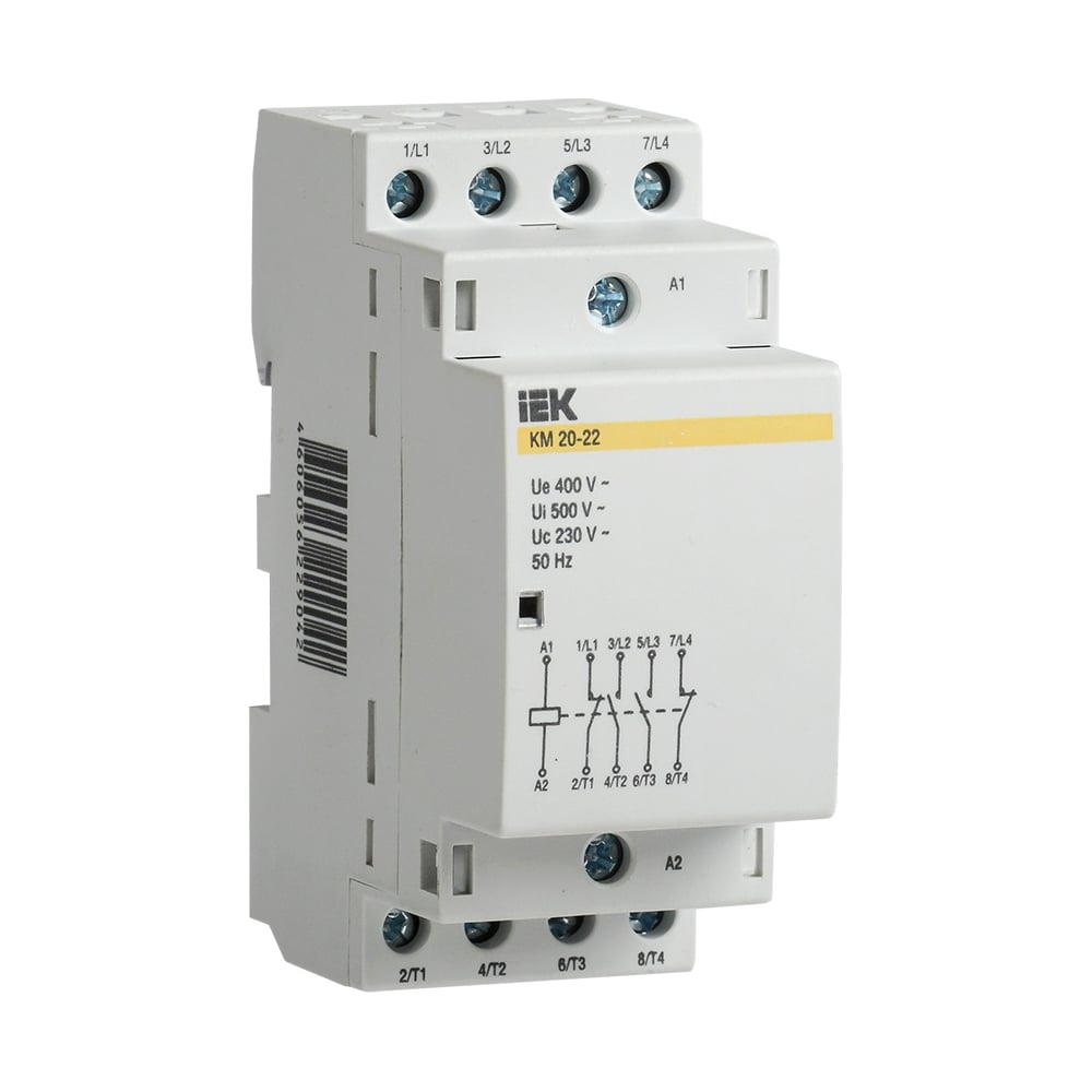 Модульный контактор IEK КМ20-22, AC MKK20-20-22 - выгодная цена, отзывы ...