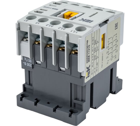 Миниконтактор IEK МКИ-11210 12А 230В/АС3 1НО KMM11-012-230-10