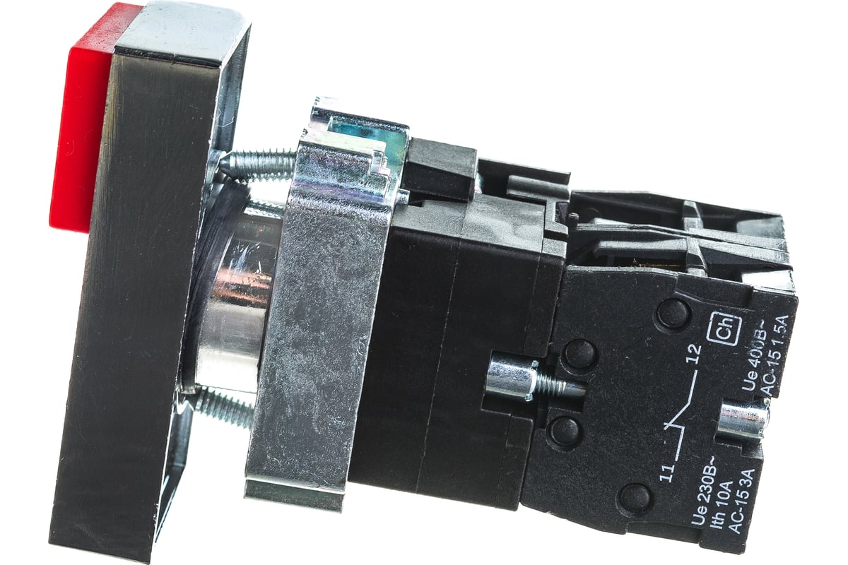 Кнопка управления IEK LAY5-BW8465, "I-O", сдвоенная с подсветкой BBD40 ...