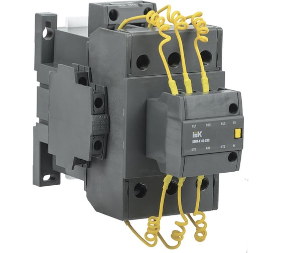 Контактор для конденсаторов IEK КМИ-К, 40 кВАр KKMK-40-230-01 1