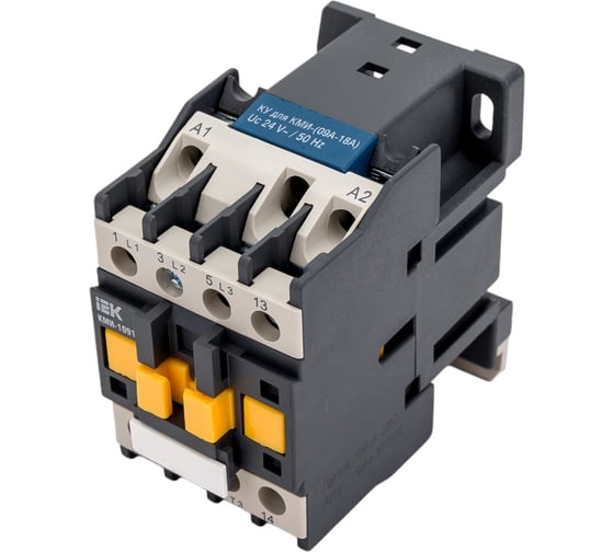 Контактор IEK КМИ-10910, 9А, 24В/АС3, 1НО KKM11-009-024-10