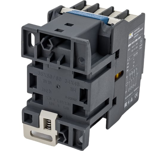 Контактор IEK КМИ-11811, 18А, 400В/АС3, 1НЗ KKM11-018-400-01