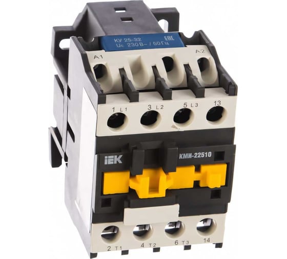 Контактор IEK КМИ-22510, 25А, 110В/АС3, 1НО KKM21-025-110-10
