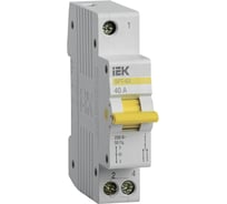 Трехпозиционный выключатель-разъединитель IEK ВРТ-63, 1P, 40А MPR10-1-040